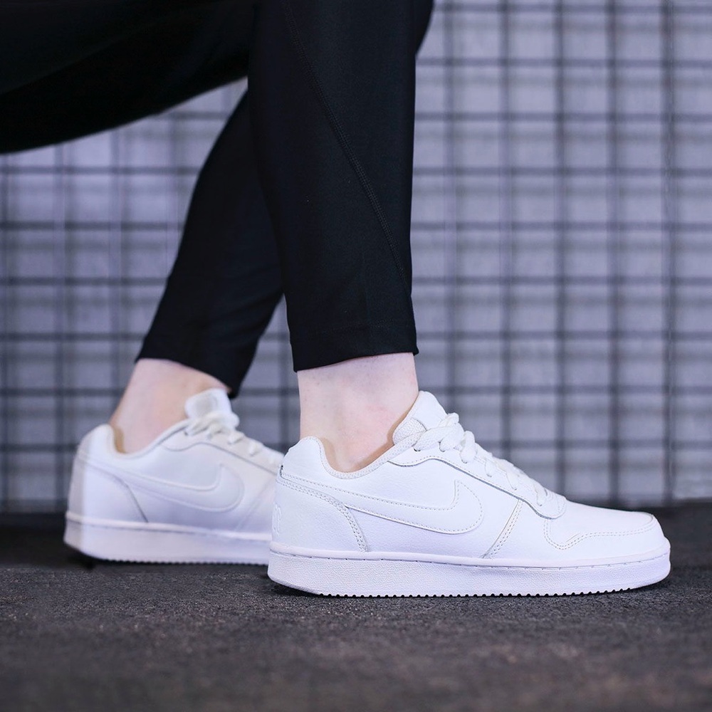 🧡 NIKE 🧡 White Leather Ebernon Low - Brand NEW in Box - Size 6
